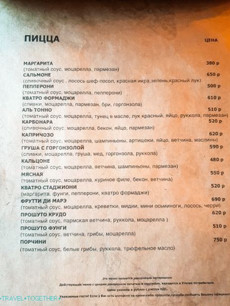 Restaurant Trattoria 540 - talianska krčma v Gorki Gorod
