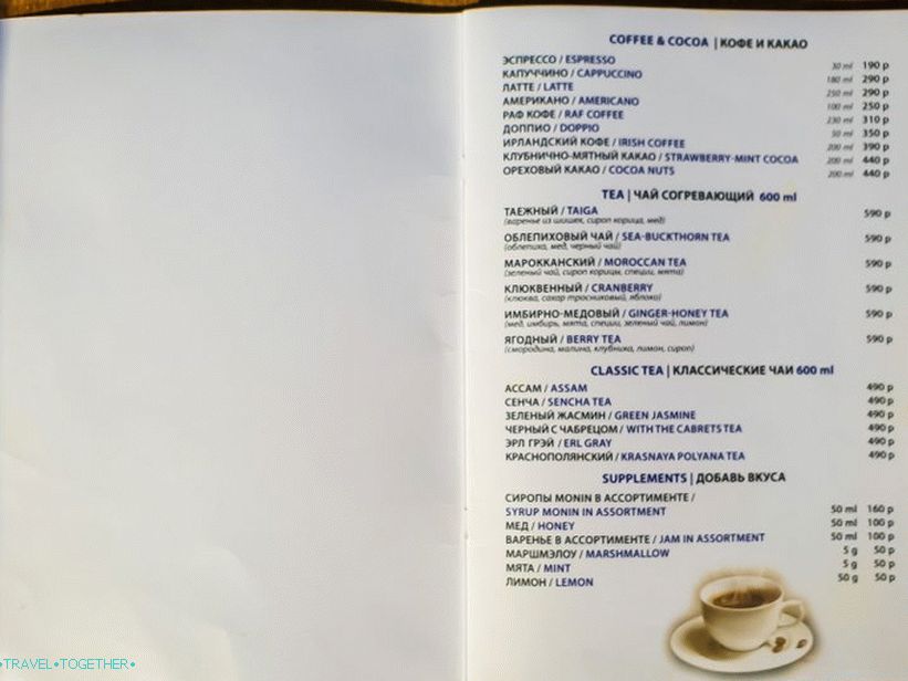 Reštaurácia Top 2200 v Gorky Gorod - drahé, ale s výhľadom na hory