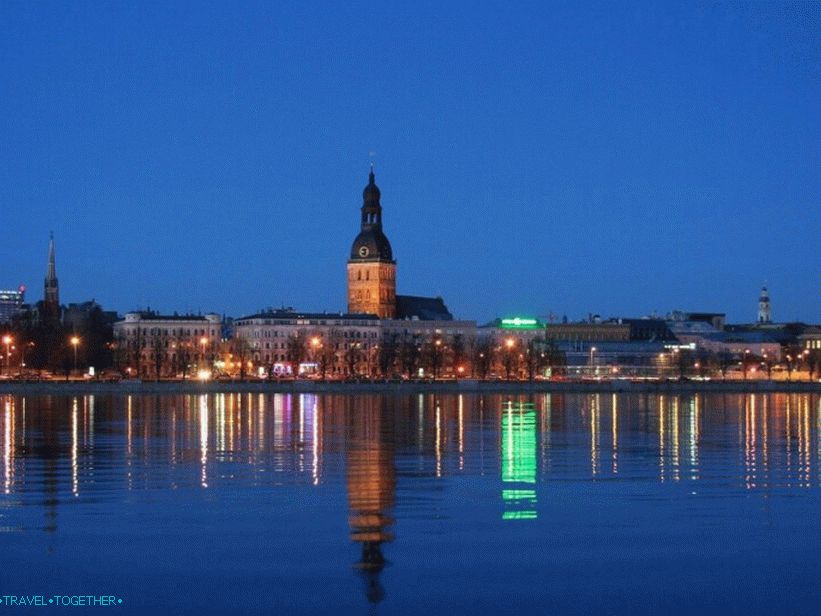 Pohľad na staré mesto (Riga)