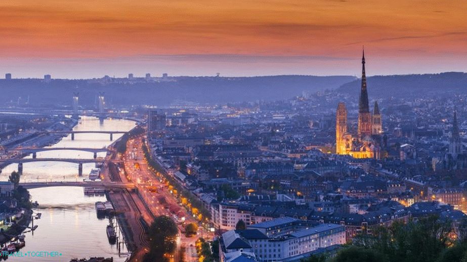Panorama of Rouen