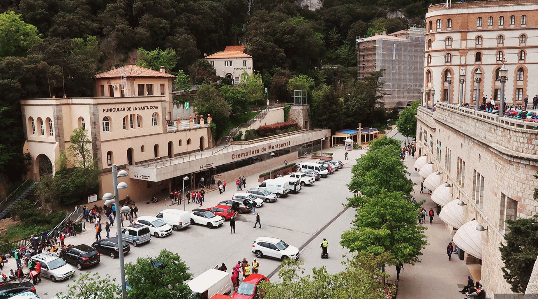 Montserrat, neďaleko Barcelony