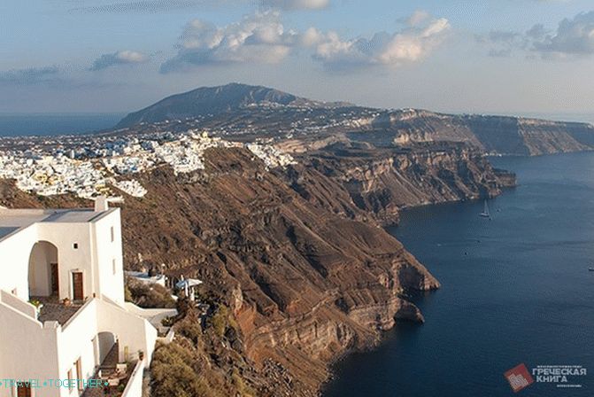 Imerovigli - svetlé mesto na Santorini
