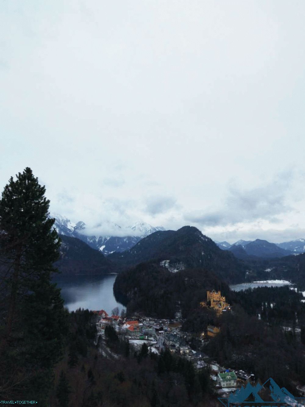 Pohľad na Neuschwanstein