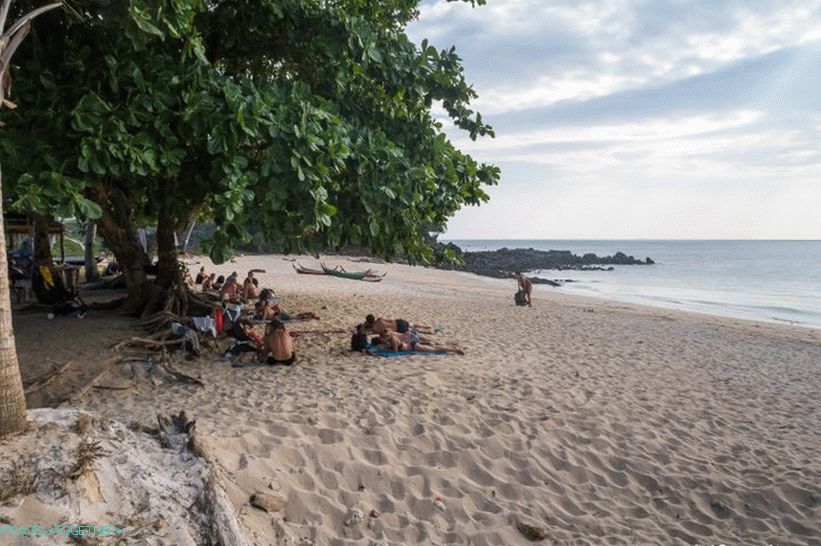 Lanta Secret Beach pri odlive