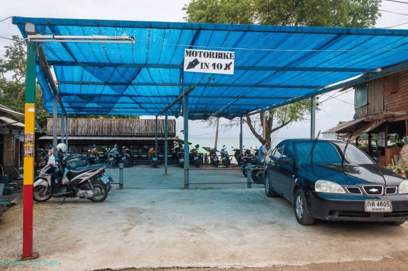 Babička a dedko Rocks na Samui - vyhliadková plošina a člen z kameňa