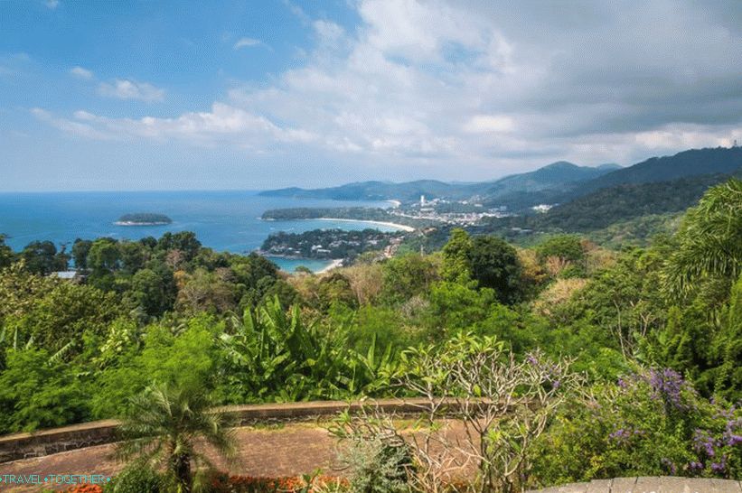 Vyhliadková plošina Karon Phuket - najobľúbenejšia na ostrove