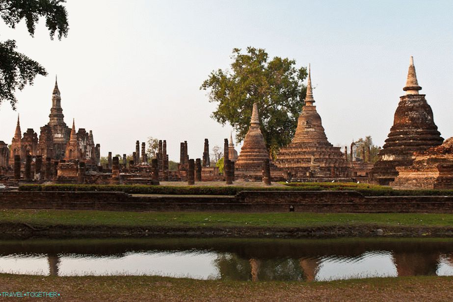 Wat Mahathat - najväčší chrám v Sukhothai
