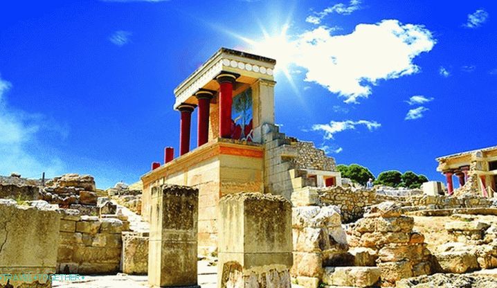 Palác Knossos na Kréte