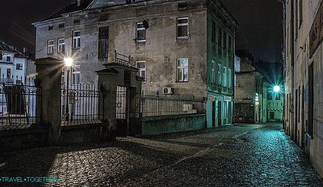 Židovské štvrte - noc