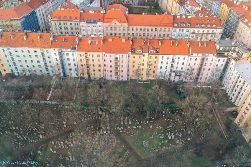 A dole na úpätí cintorína