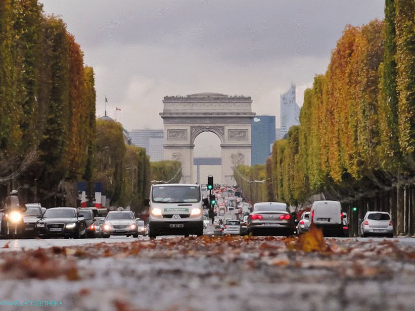 Arc de Triomphe v Paríži
