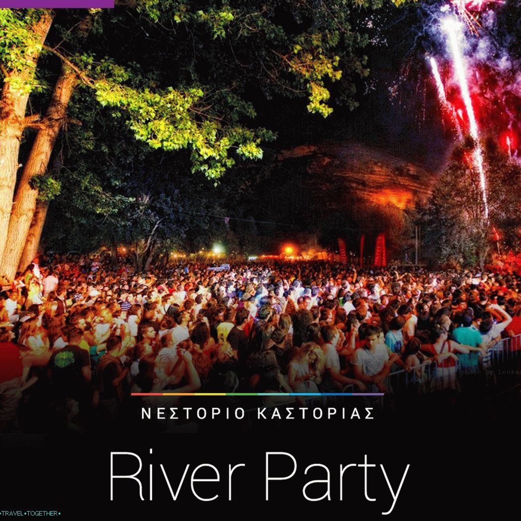 Každoročný River Party Festival sa bude konať v Kastorii.