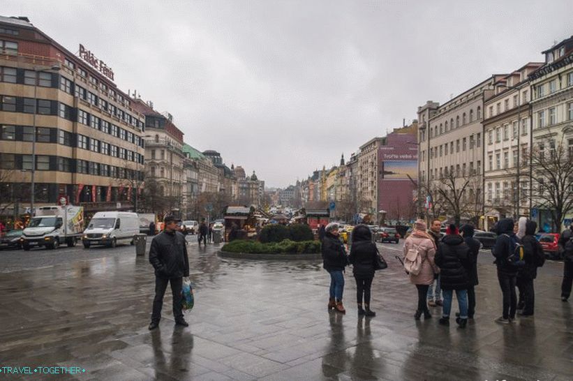 Václavské námestie v Prahe - historický bulvár