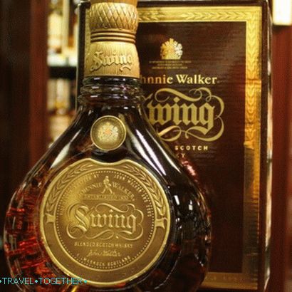 Whisky Johnny Walker v Thajsku