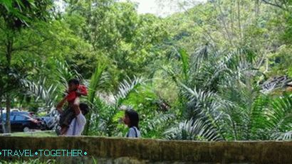 Územie zoo Khao Kheo v Pattaya